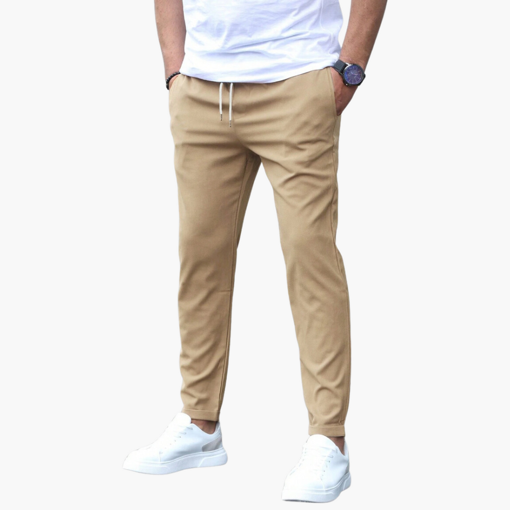 Vincenzo | Pantaloni Eleganti con Vita Elastica – pantaloni da uomo | Erminia Boutique Bologna