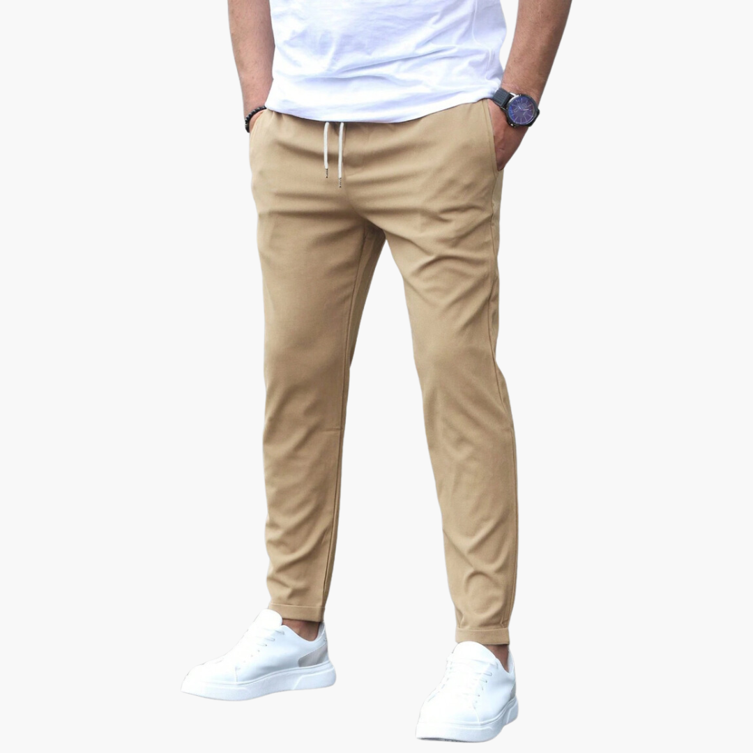 VINCENZO – Pantaloni Eleganti con Vita Elastica