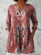 Elisabetta | Blusa Lunga con Scollo a V – bluse estive da donna | Erminia Boutique Bologna