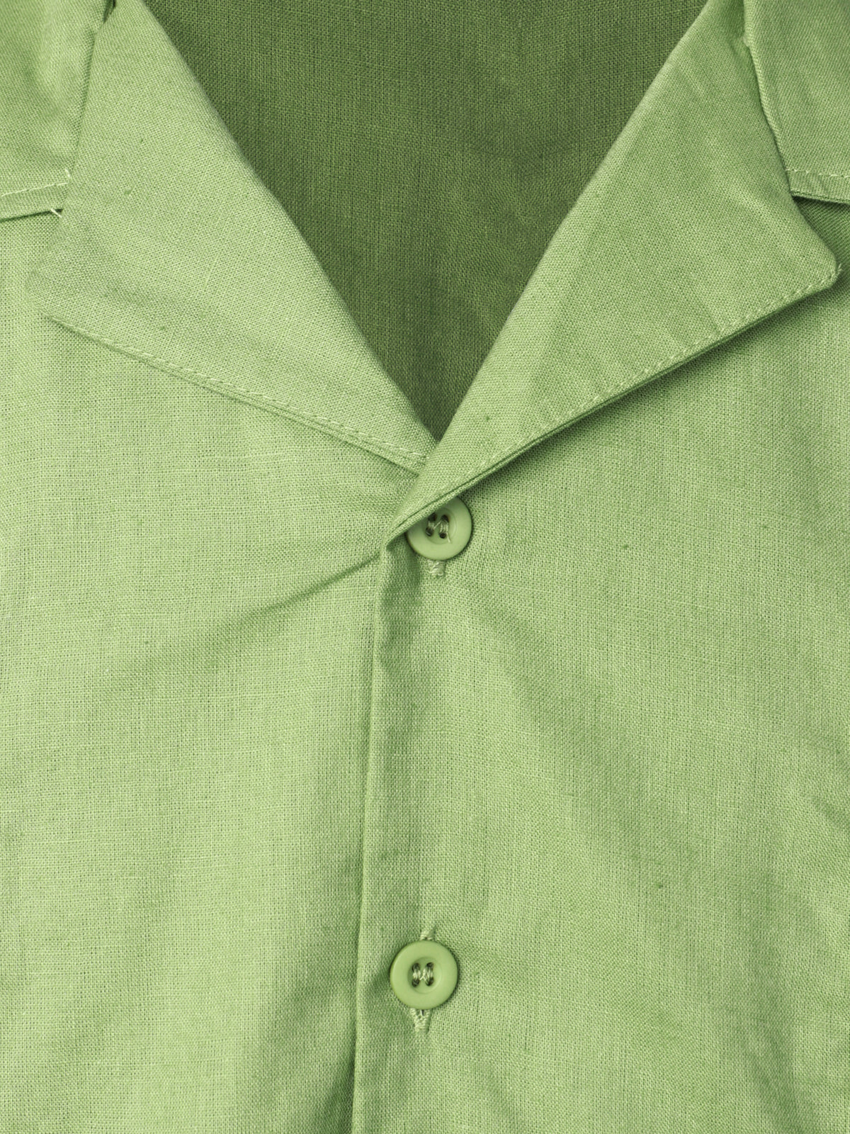 Camicia guayabera da uomo in lino a maniche corte per l'estate