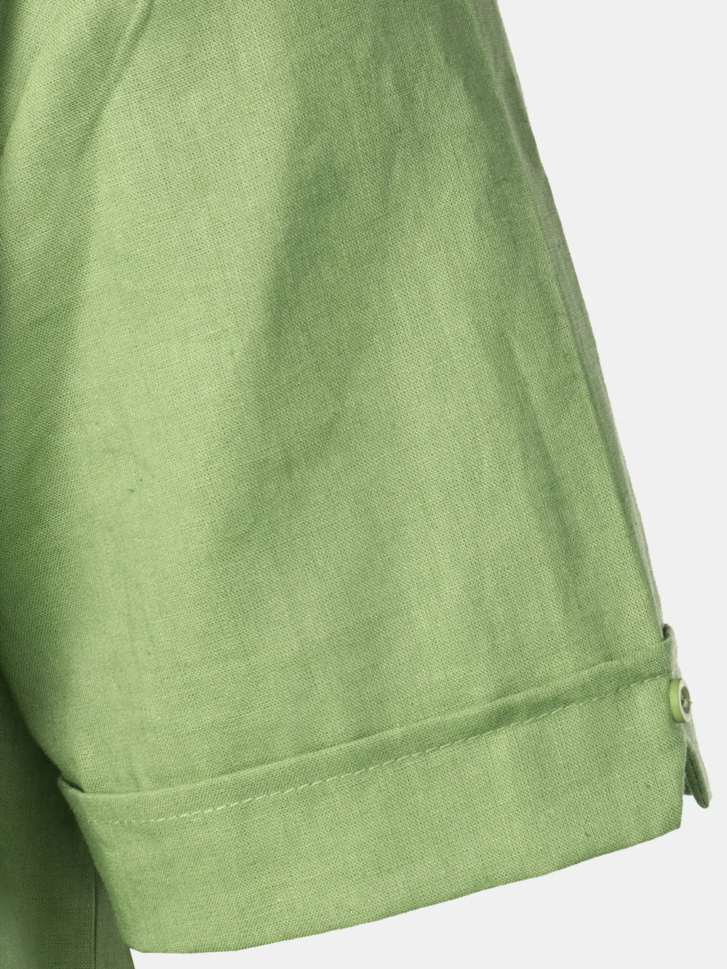 Camicia guayabera da uomo in lino a maniche corte per l'estate