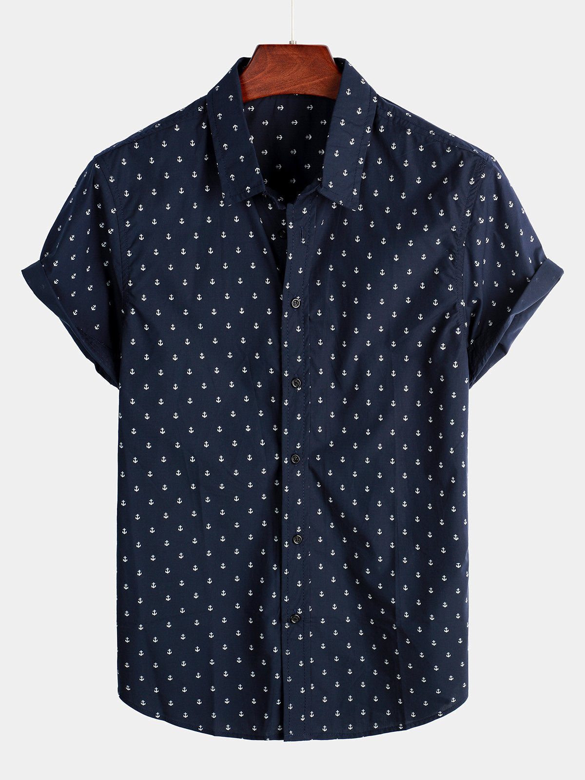 Camicia da uomo a maniche corte con stampa