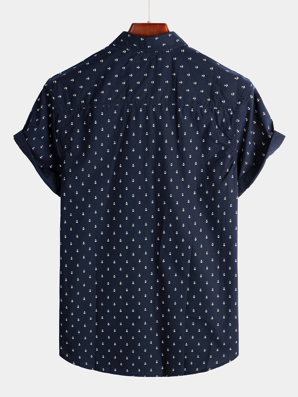 Camicia da uomo a maniche corte con stampa