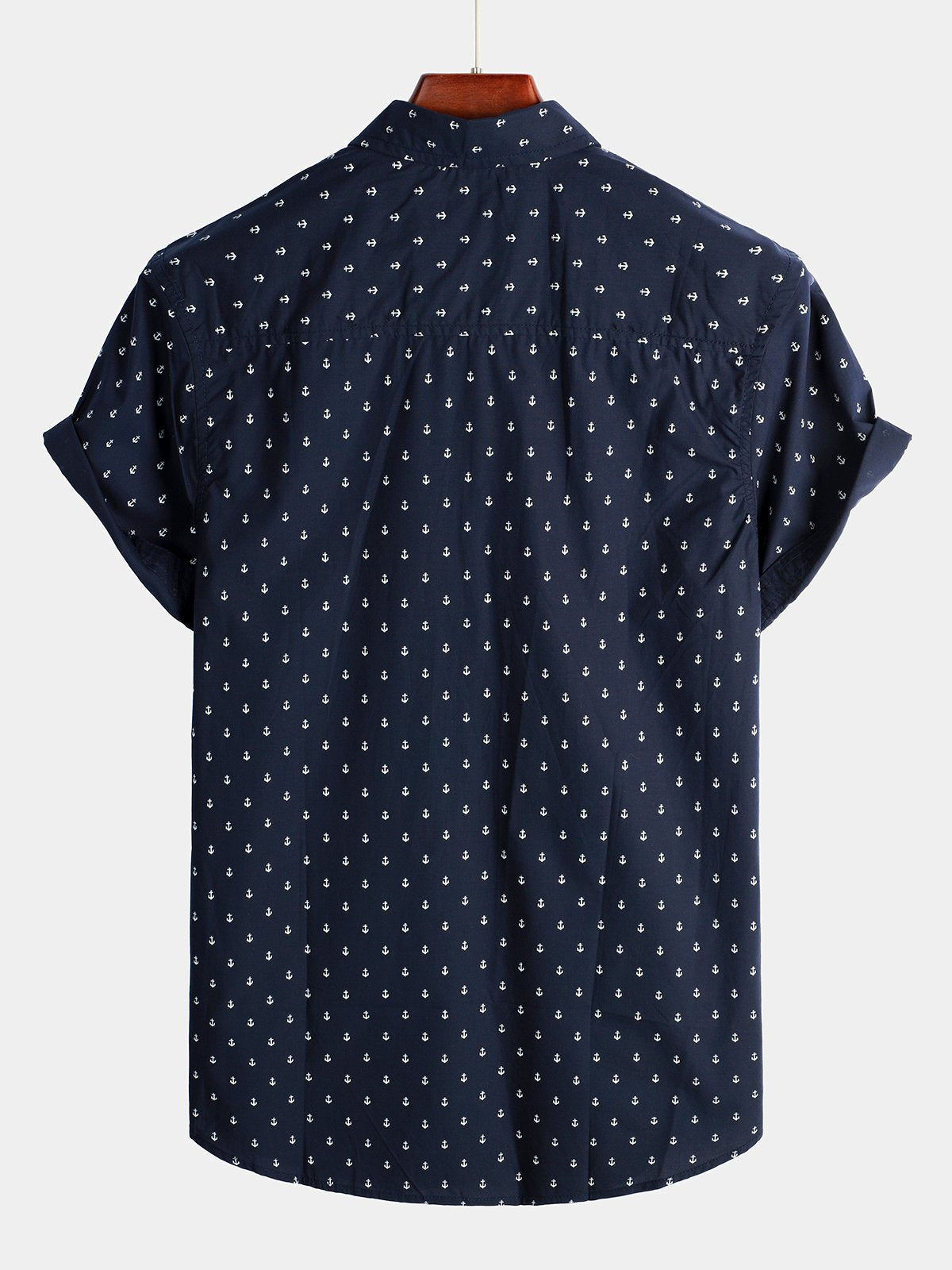 Camicia da uomo a maniche corte con stampa