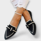 Agnese | Scarpe basse intrecciate – mocassini da donna | Erminia Boutique Bologna