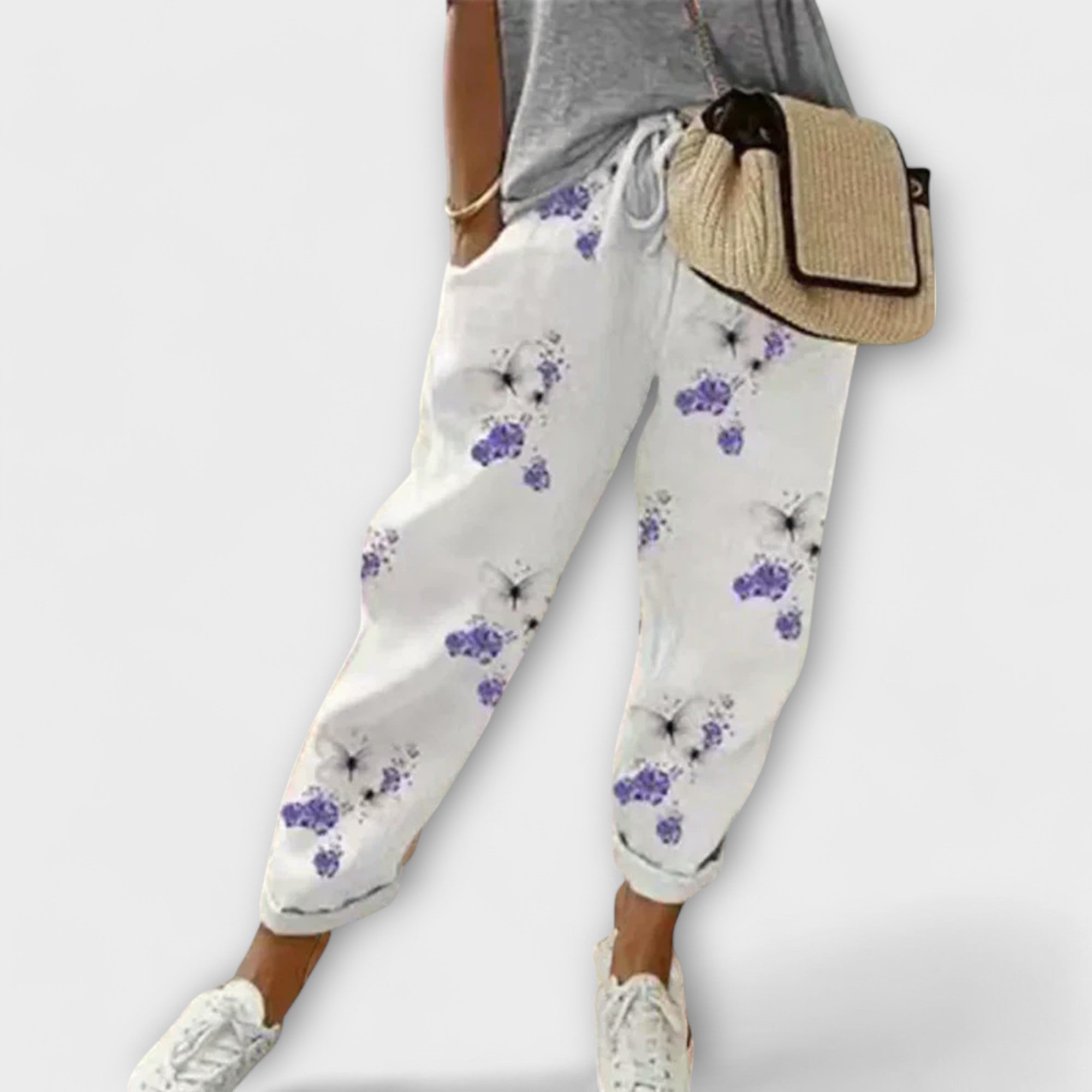 Barbara – pantaloni comodi in cotone e lino