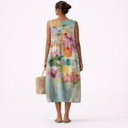 Wiktoria - Abito midi universale multicolore
