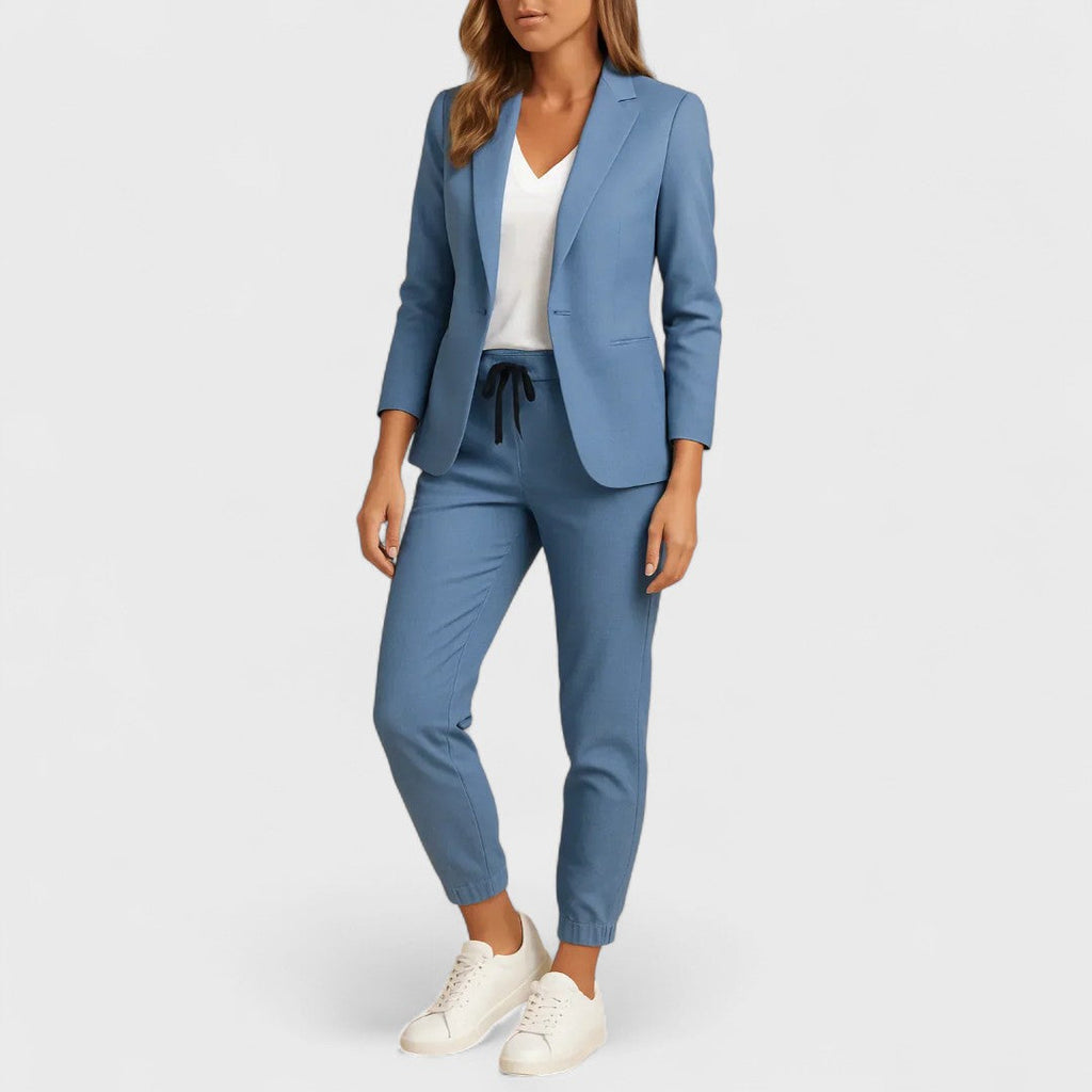 Donata | Elegante completo con giacca e pantaloni – completi due pezzi da donna | Erminia Boutique Bologna