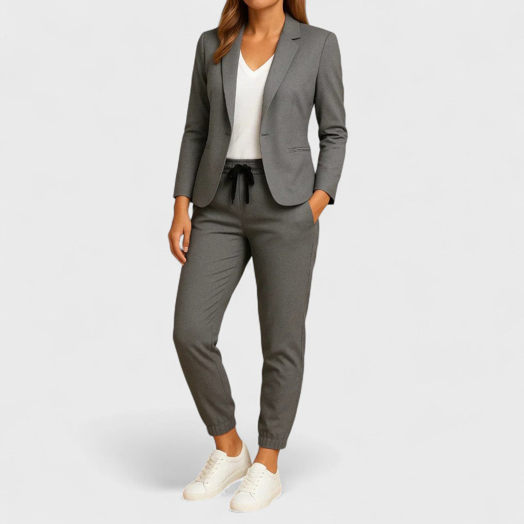 Donata | Elegante completo con giacca e pantaloni – completi due pezzi da donna | Erminia Boutique Bologna