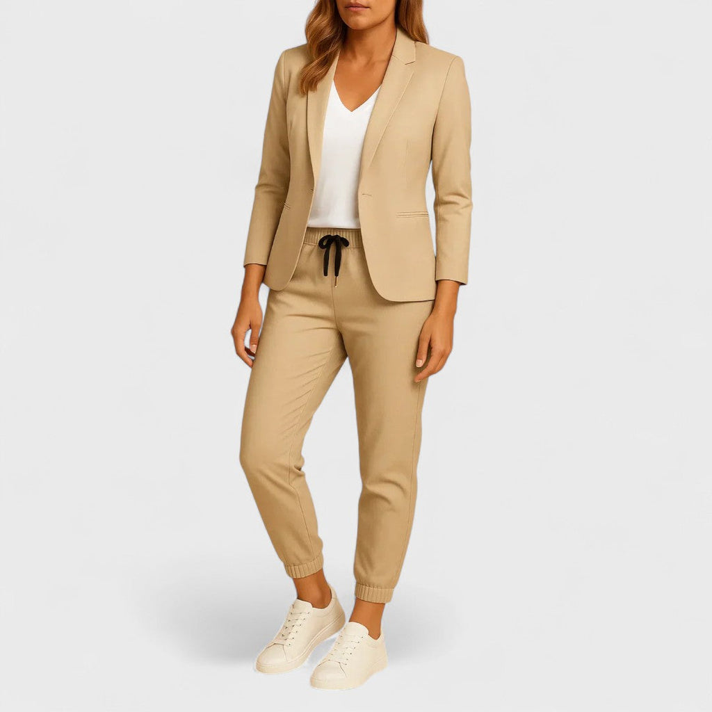 Donata | Elegante completo con giacca e pantaloni – completi due pezzi da donna | Erminia Boutique Bologna