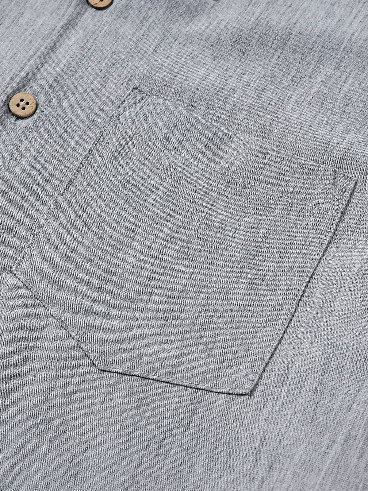 Camicia sportiva da uomo in colore grigio, maniche corte