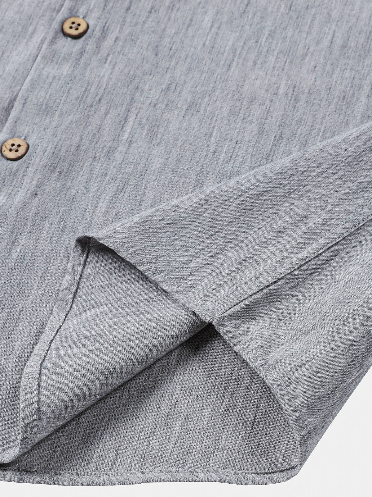 Camicia sportiva da uomo in colore grigio, maniche corte