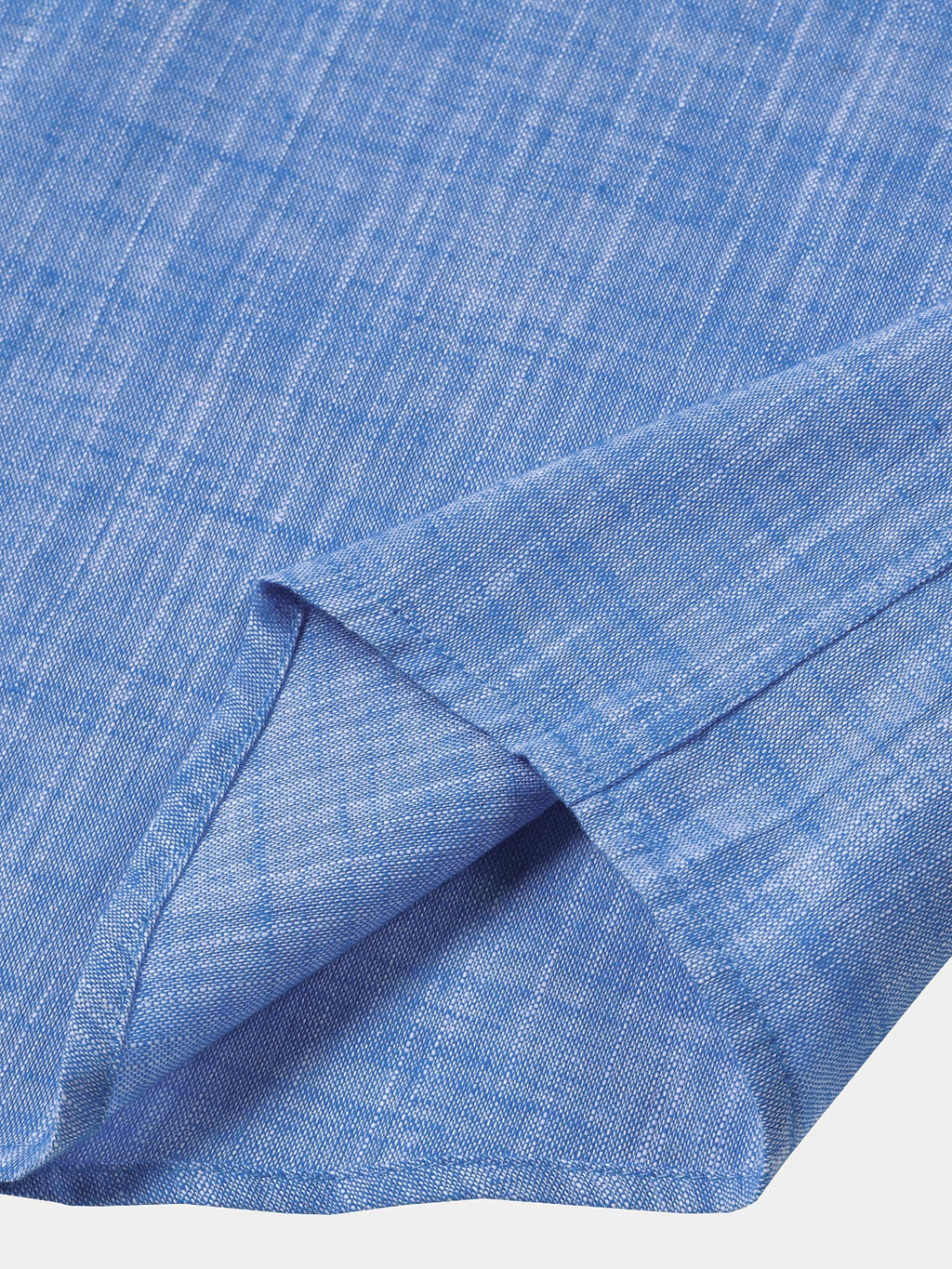 Camicia Casual da Uomo in Cotone Traspirante con Maniche Corte e Due Tasche