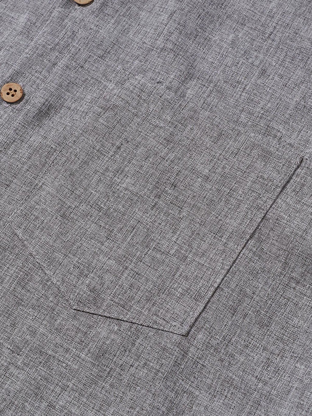 Camicia Casual da Uomo a Maniche Corte con Bottoni