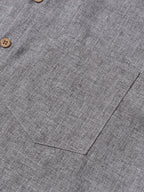 Camicia Casual da Uomo a Maniche Corte con Bottoni