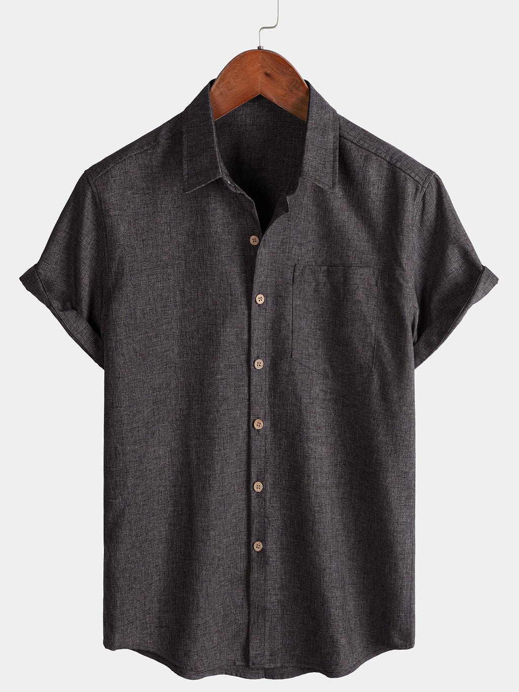 Camicia Casual da Uomo a Maniche Corte con Bottoni – camicie casual da uomo | Erminia Boutique Bologna