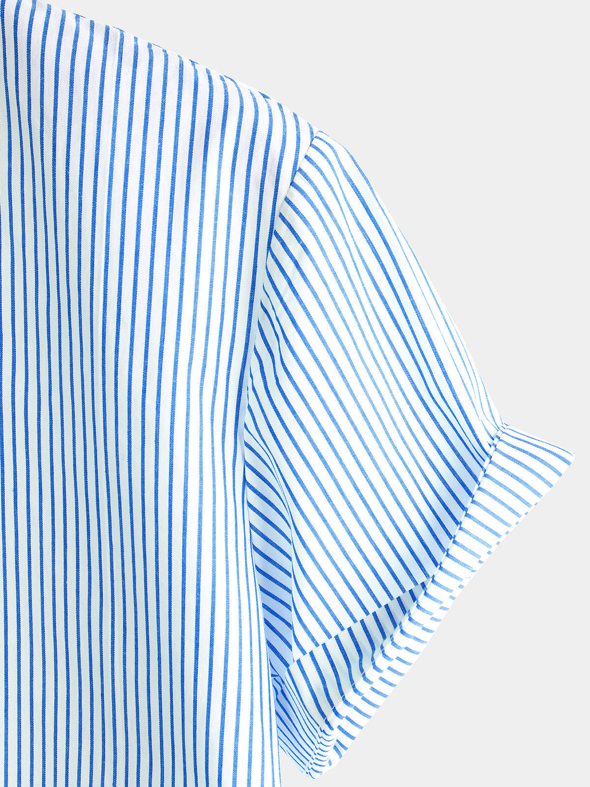 Camicia Henley da uomo in cotone con colletto traspirante, colore uniforme, maniche corte, classico motivo a righe verticali