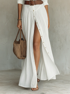 Oliwia – Elegante Abito Maxi con Spacco