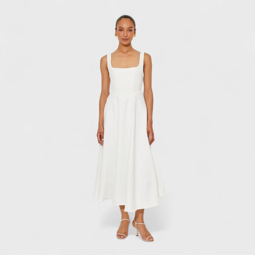 Amelia | Abito midi senza tempo – abiti eleganti da donna | Erminia Boutique Bologna