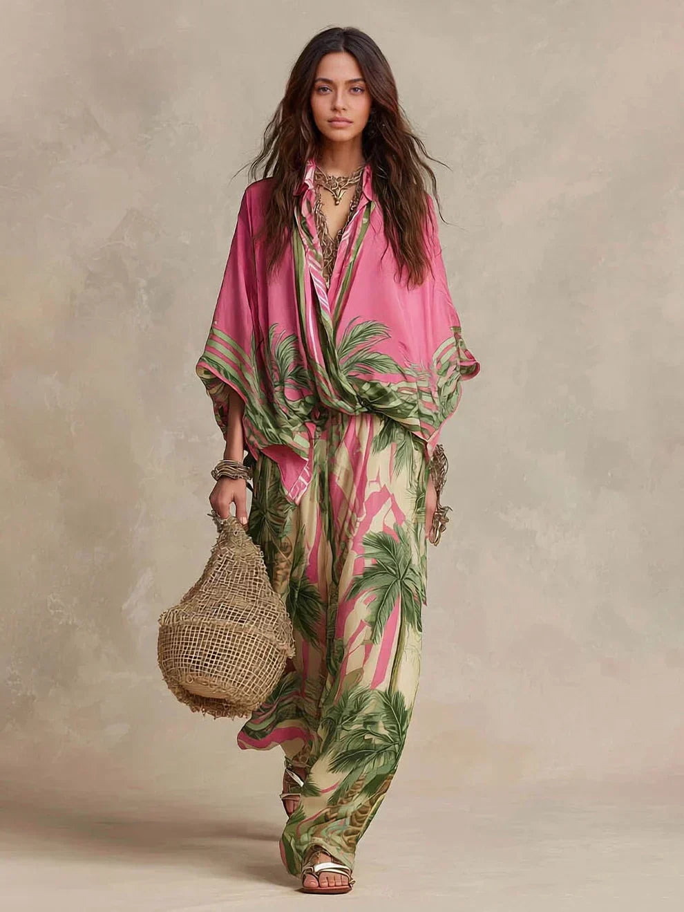 Natalia - Set Kimono di Seta