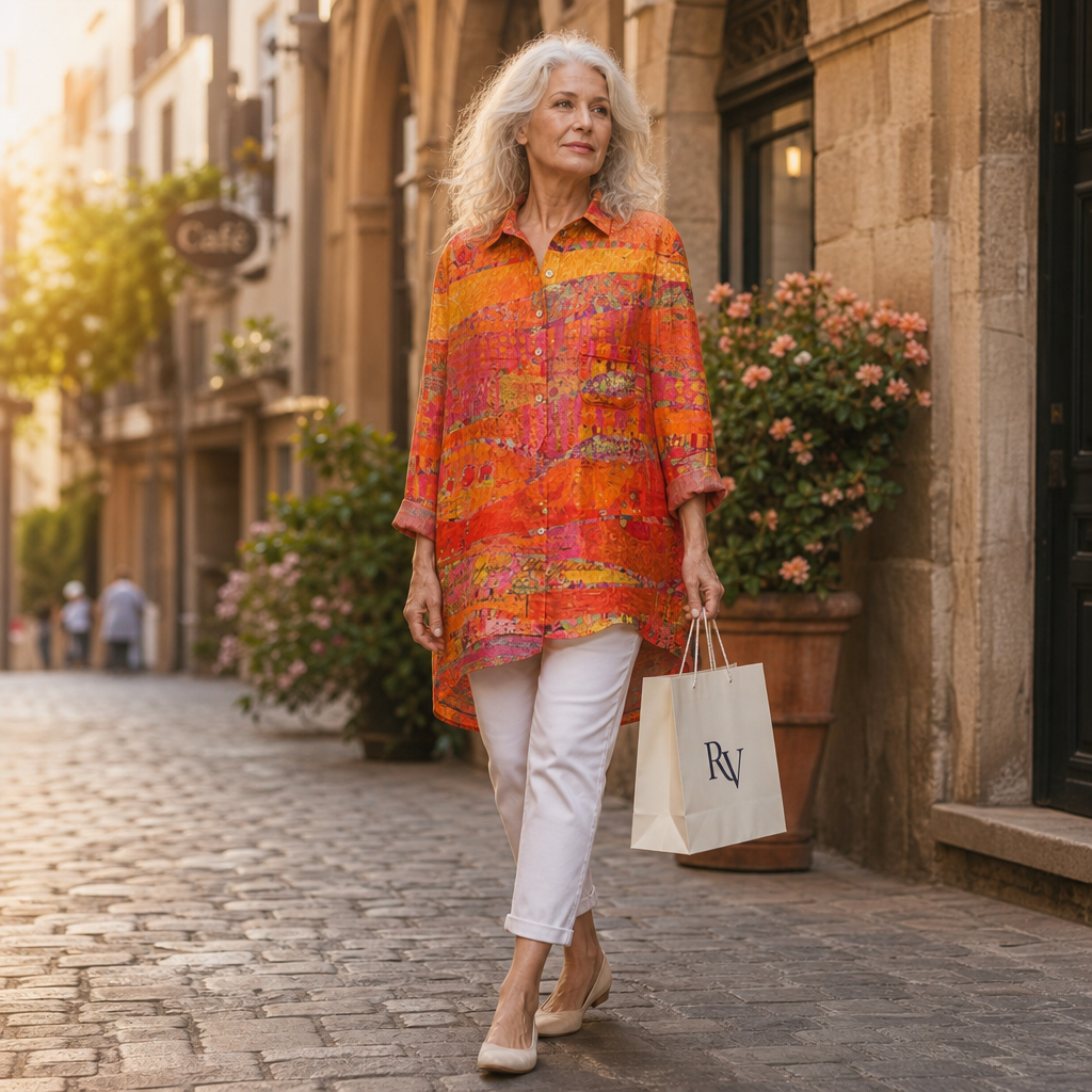 Catherine | Elegante blusa estiva