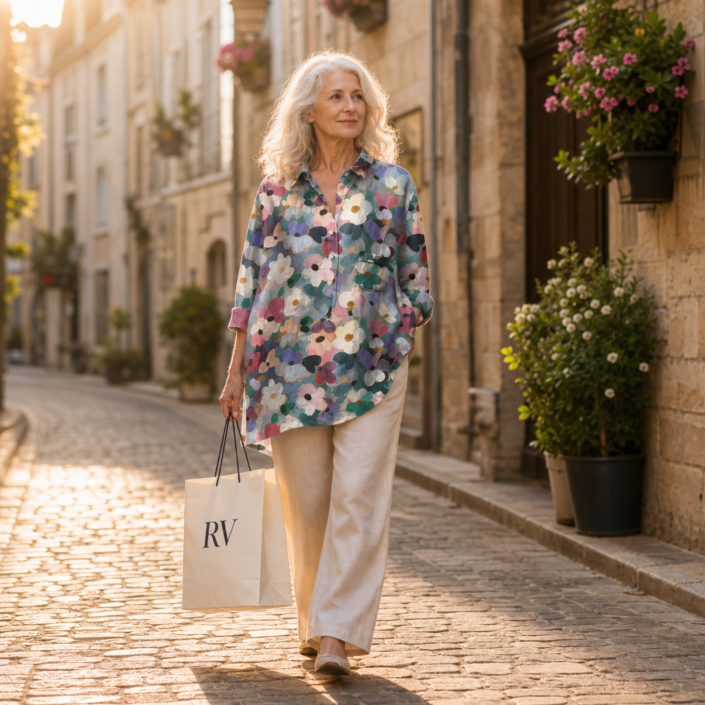 Élise | Elegante blusa estiva