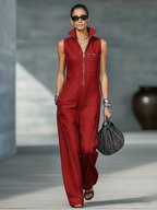 Amelia | Tuta Elegante con Pantaloni Larghi – abiti lunghi da donna | Erminia Boutique Bologna