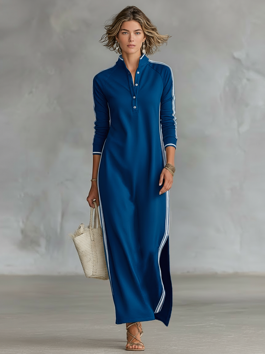 Maja – Elegante Abito Maxi Camicia