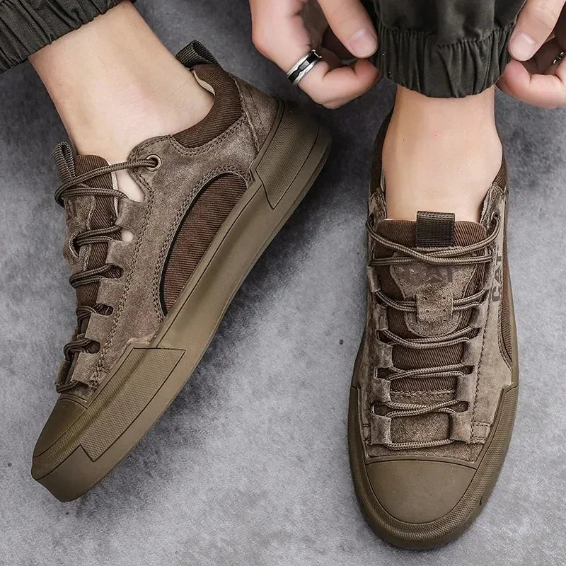 UrbanEdge - Sneakers in pelle
