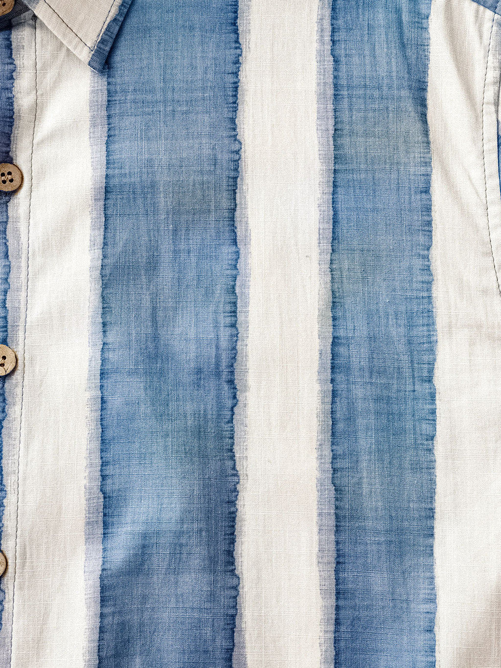 Camicia casual retro a righe da uomo in cotone, ideale per la spiaggia, feste e vacanze, con maniche corte