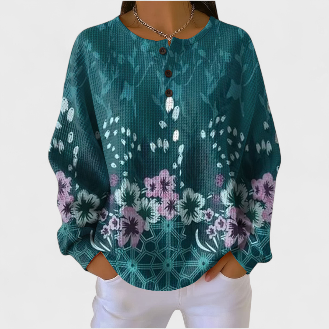 Zofia - Maglione con motivo floreale
