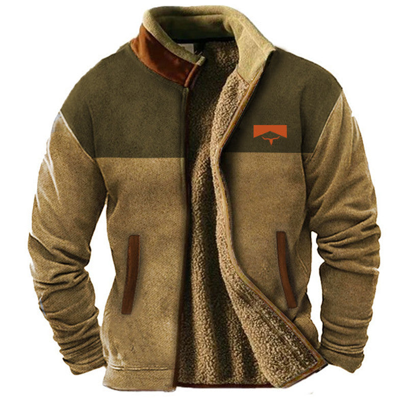 Mathéo – giacca fleece casual da uomo