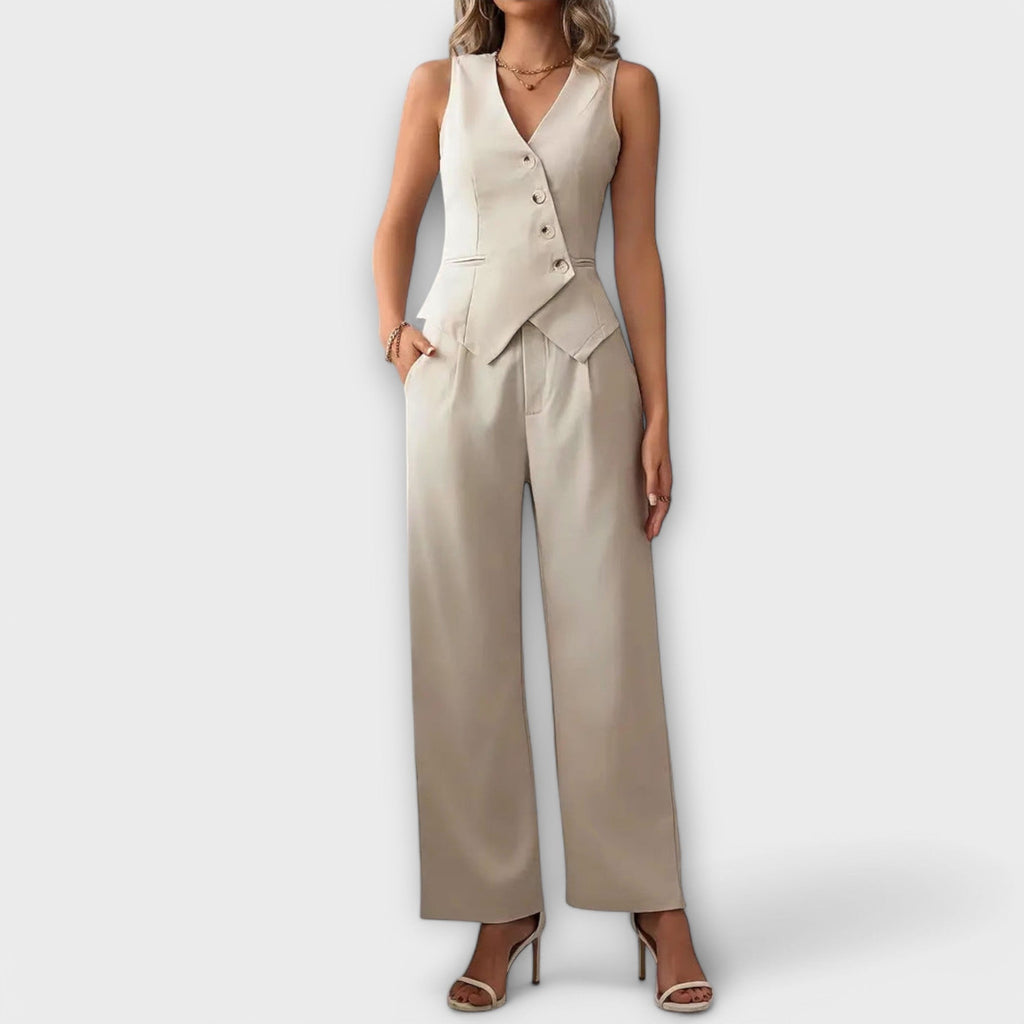 Monika – gilet e pantaloni set