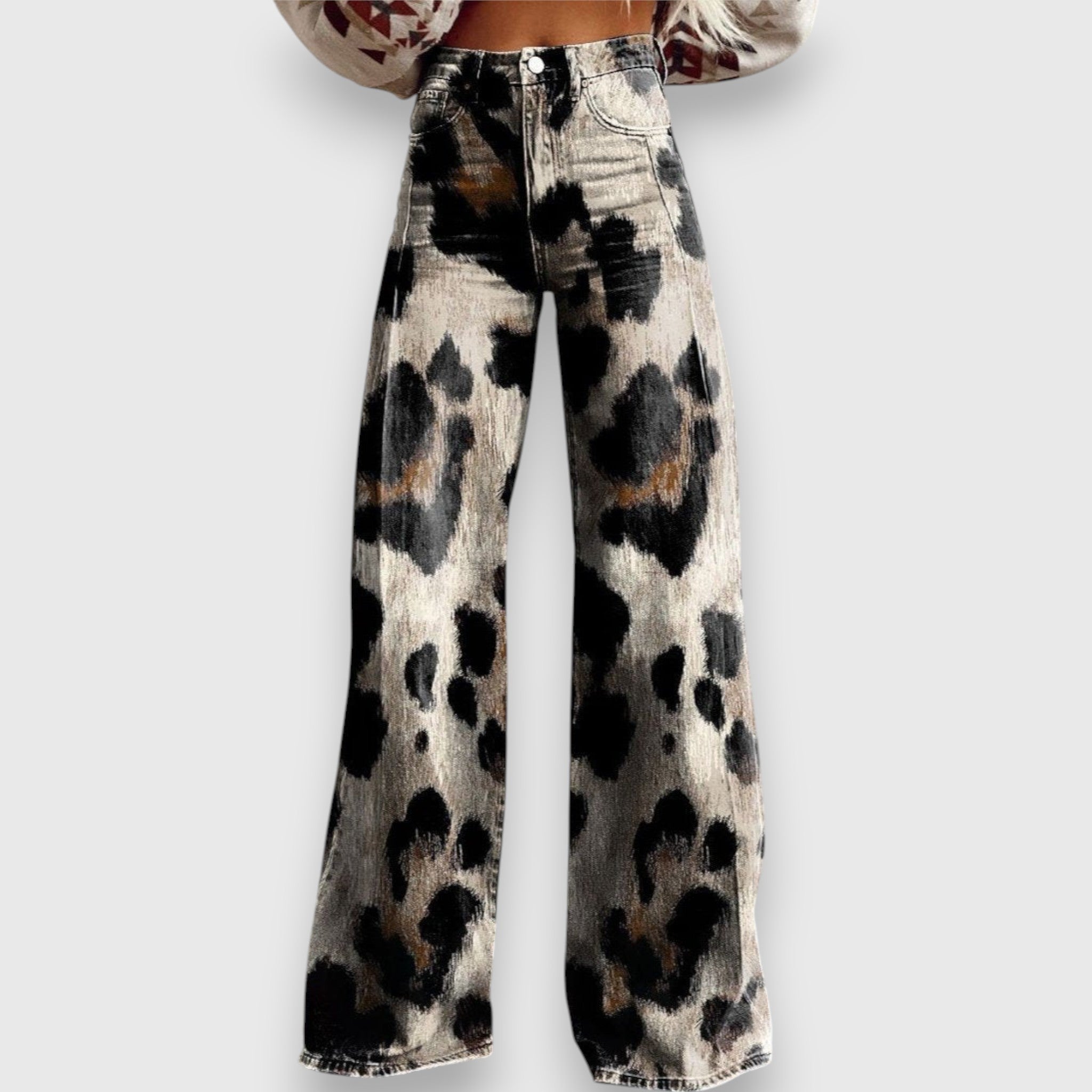 Klara – jeans con motivo selvaggio