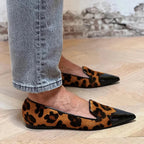 Wera - Eleganti mocassini con stampa leopardata