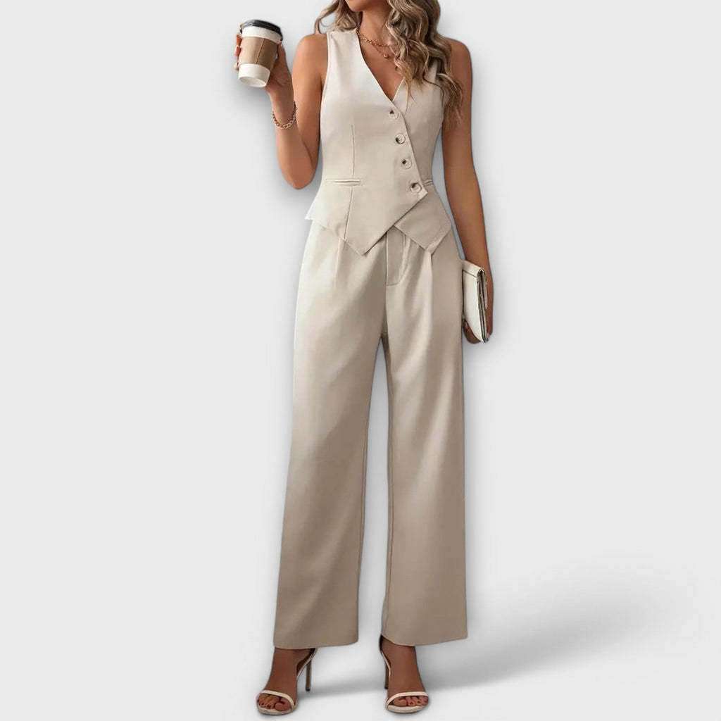 Monika – gilet e pantaloni set
