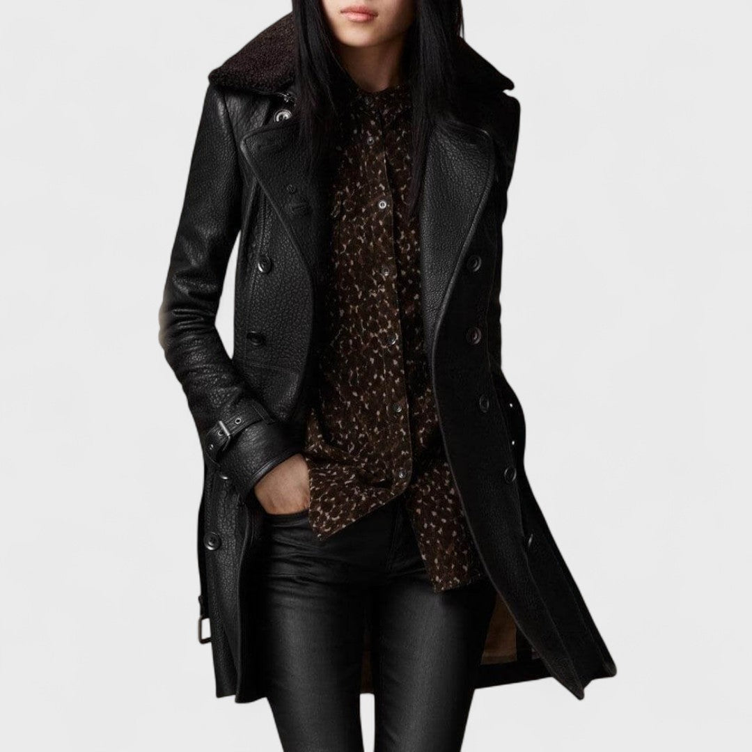 Kamila - Cappotto Elegante in Pelle