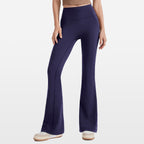 Silvia | pantaloni casual con gamba a campana – pantaloni da donna | Erminia Boutique Bologna