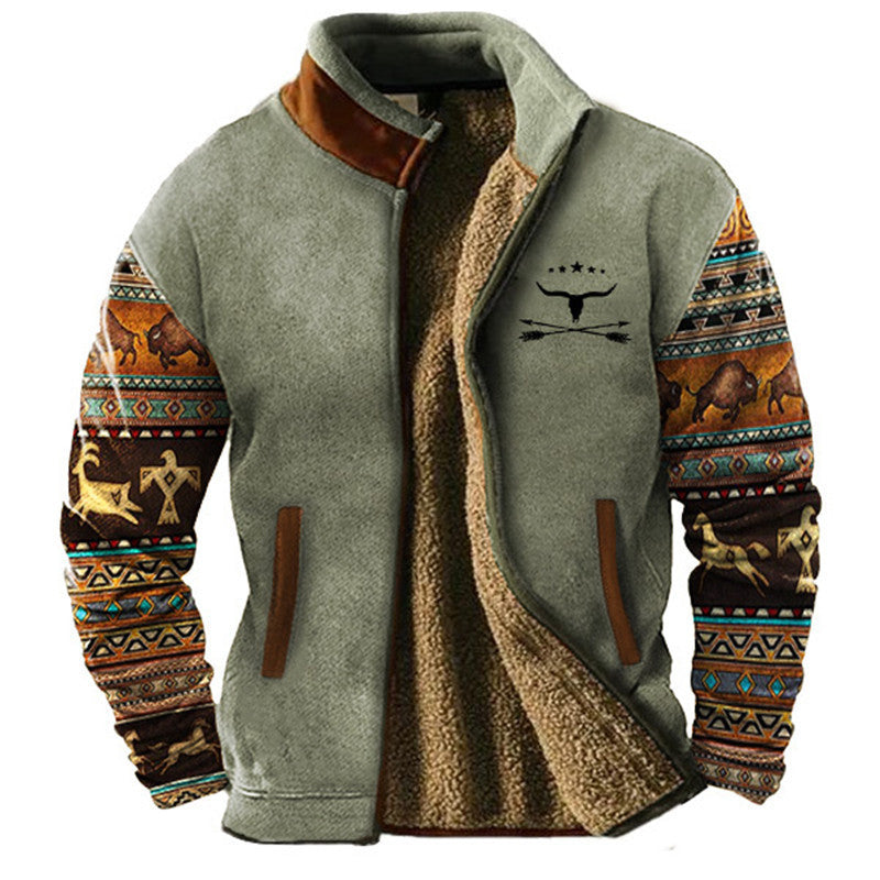 Mathéo – giacca fleece casual da uomo