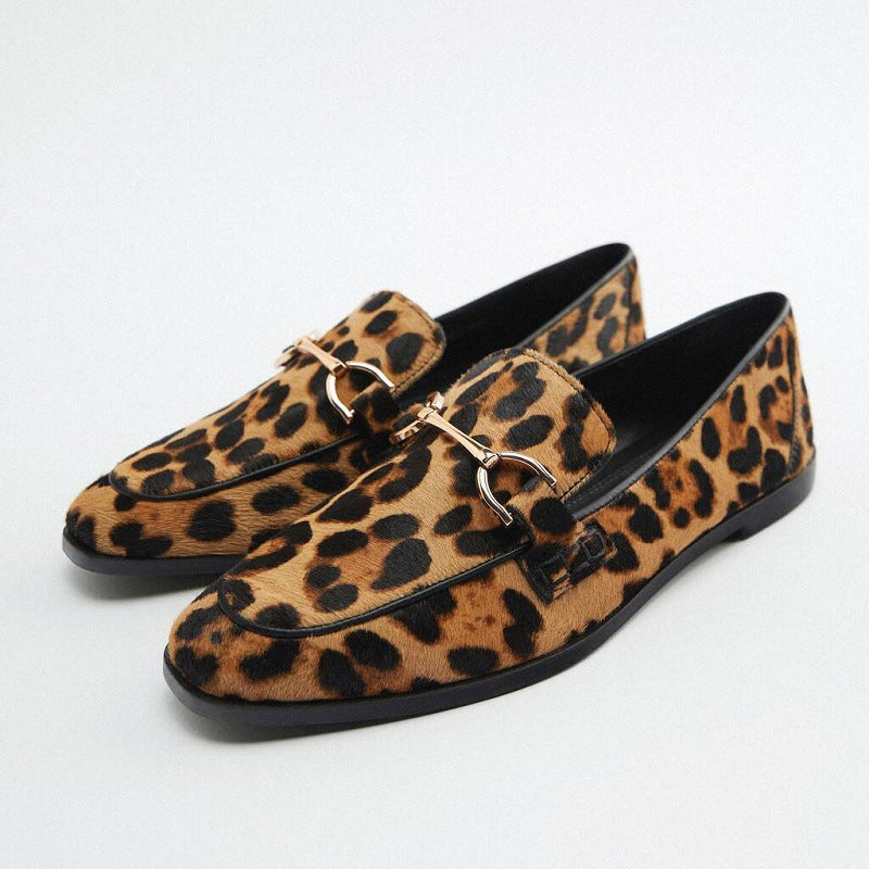 Adrianna - Mocassino audace in stampa leopardata