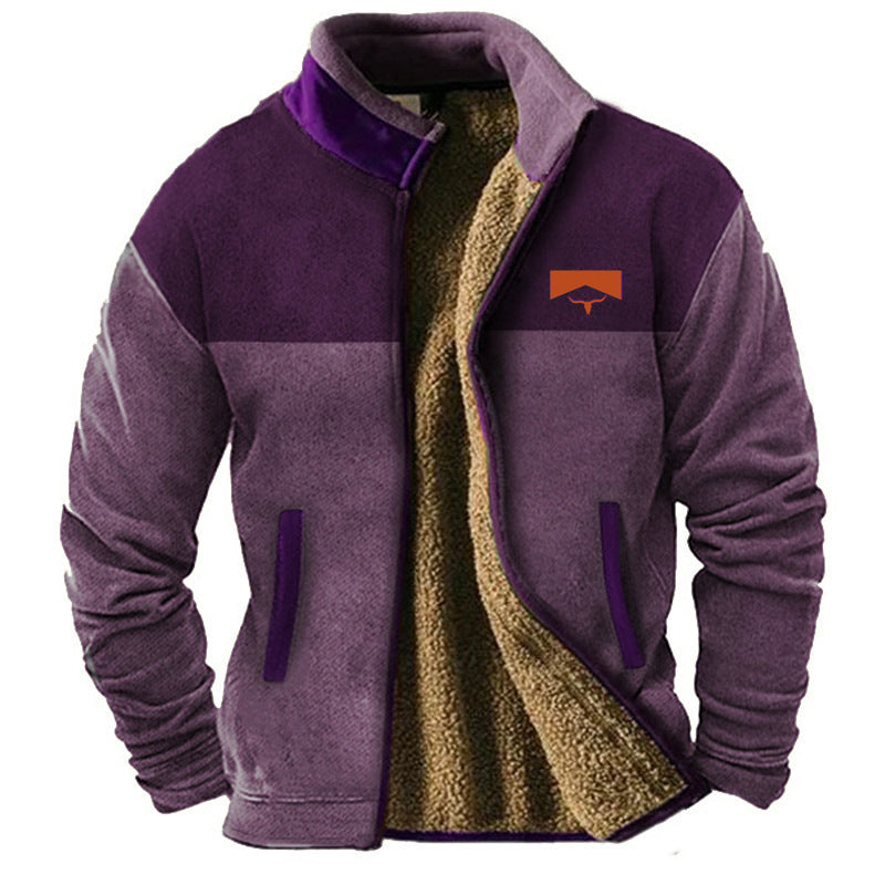 Mathéo – giacca fleece casual da uomo