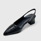 Aleksandra – Eleganti Décolleté Slingback con Tacco Basso