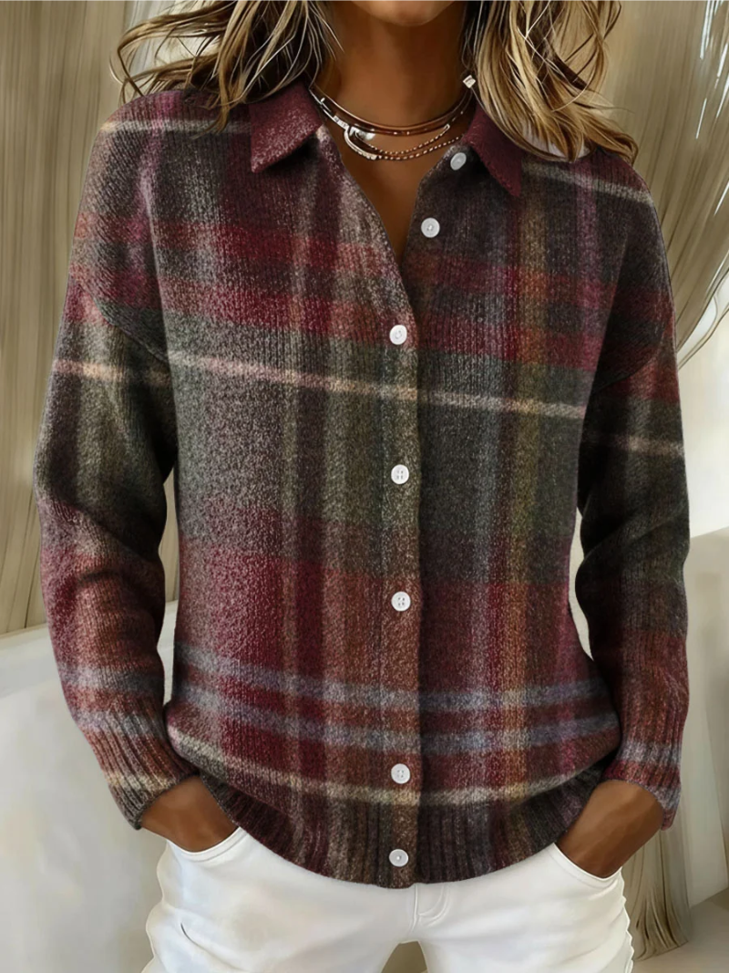 Grażyna - Maglione classico a quadri