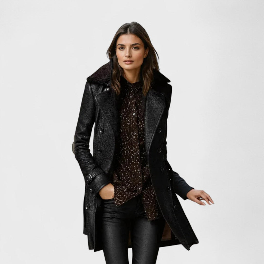 Kamila - Cappotto Elegante in Pelle