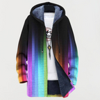 Patrycja – Giacca con gradiente di colori arcobaleno