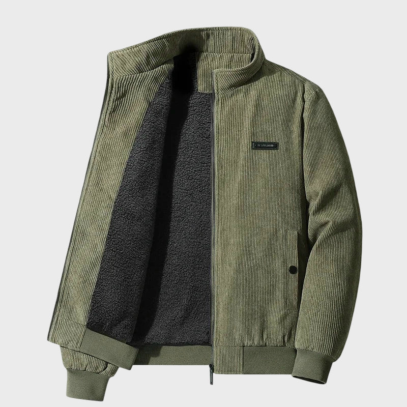 Udo - giacca in corduroy con imbottitura in pile