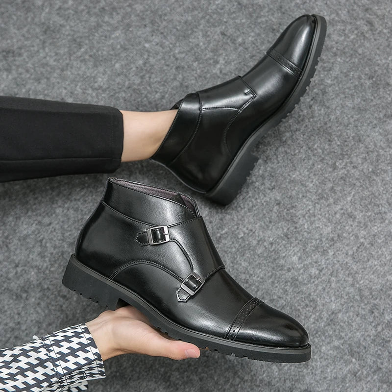 Darell™ | Stivaletti con Doppia Fibbia Monk