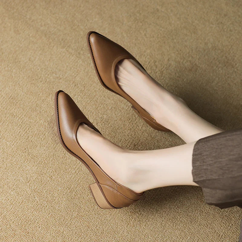 Elżbieta – Scarpe con tacco medio