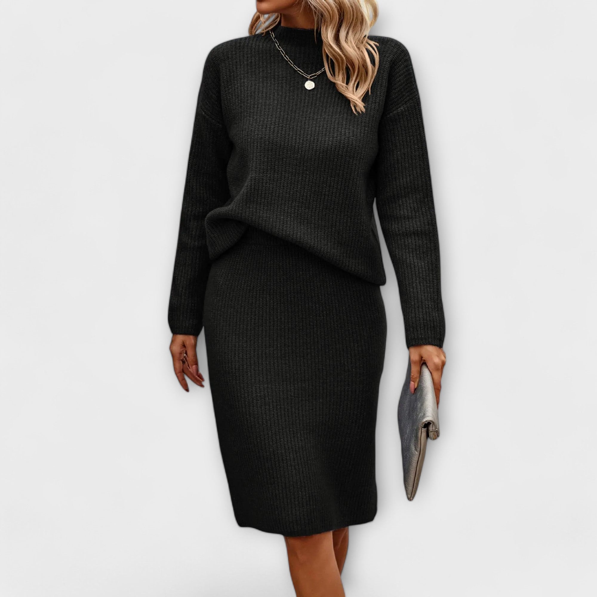 Klara – completo a due pezzi con maglione e gonna