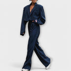 Maria – completo elegante a righe per donna